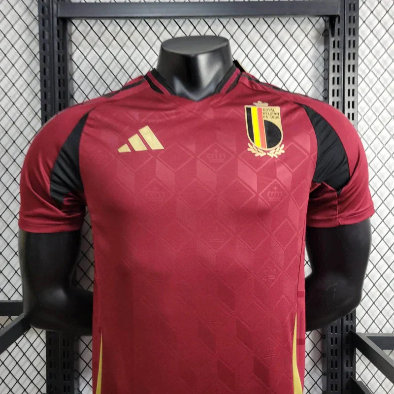 Camisa Bélgica 24/25 Home - Jogador Masculina