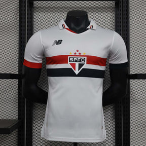 Camisa São Paulo Home 24/25 - Jogador Masculina - Branco