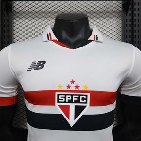 Camisa São Paulo Home 24/25 - Jogador Masculina - Branco