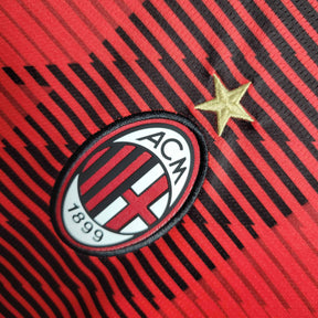Camisa Milan Home Manga Longa 23/24 - Versão Torcedor