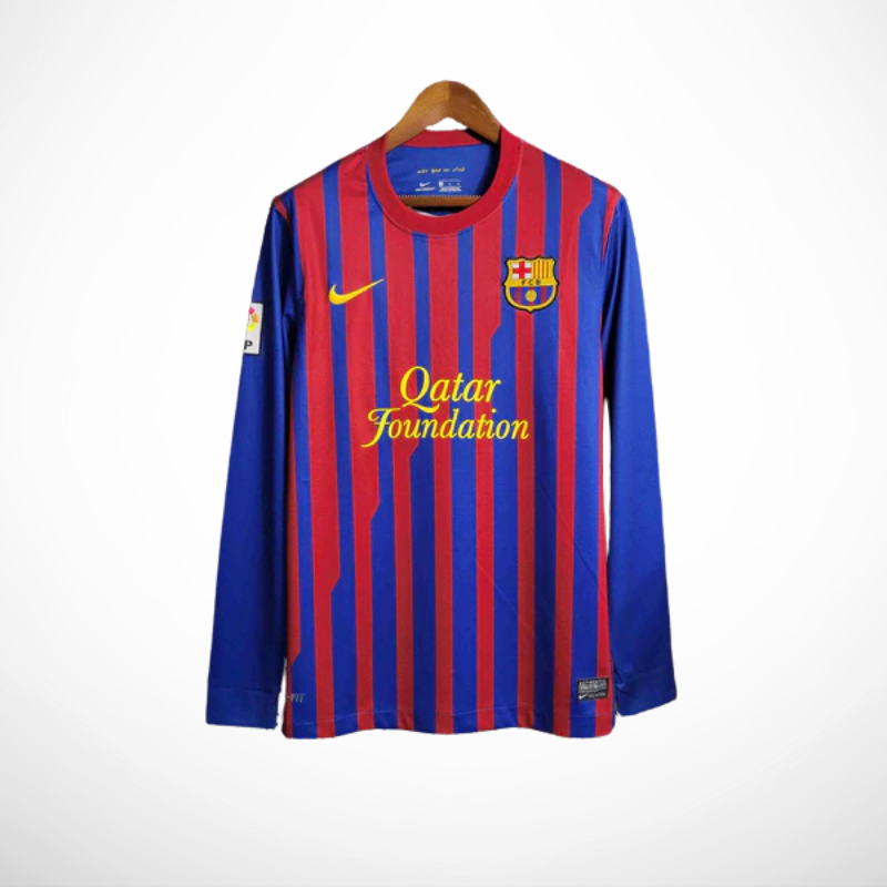 Camisa Barcelona Titular 11/12 - Versão Retro Manga Longa