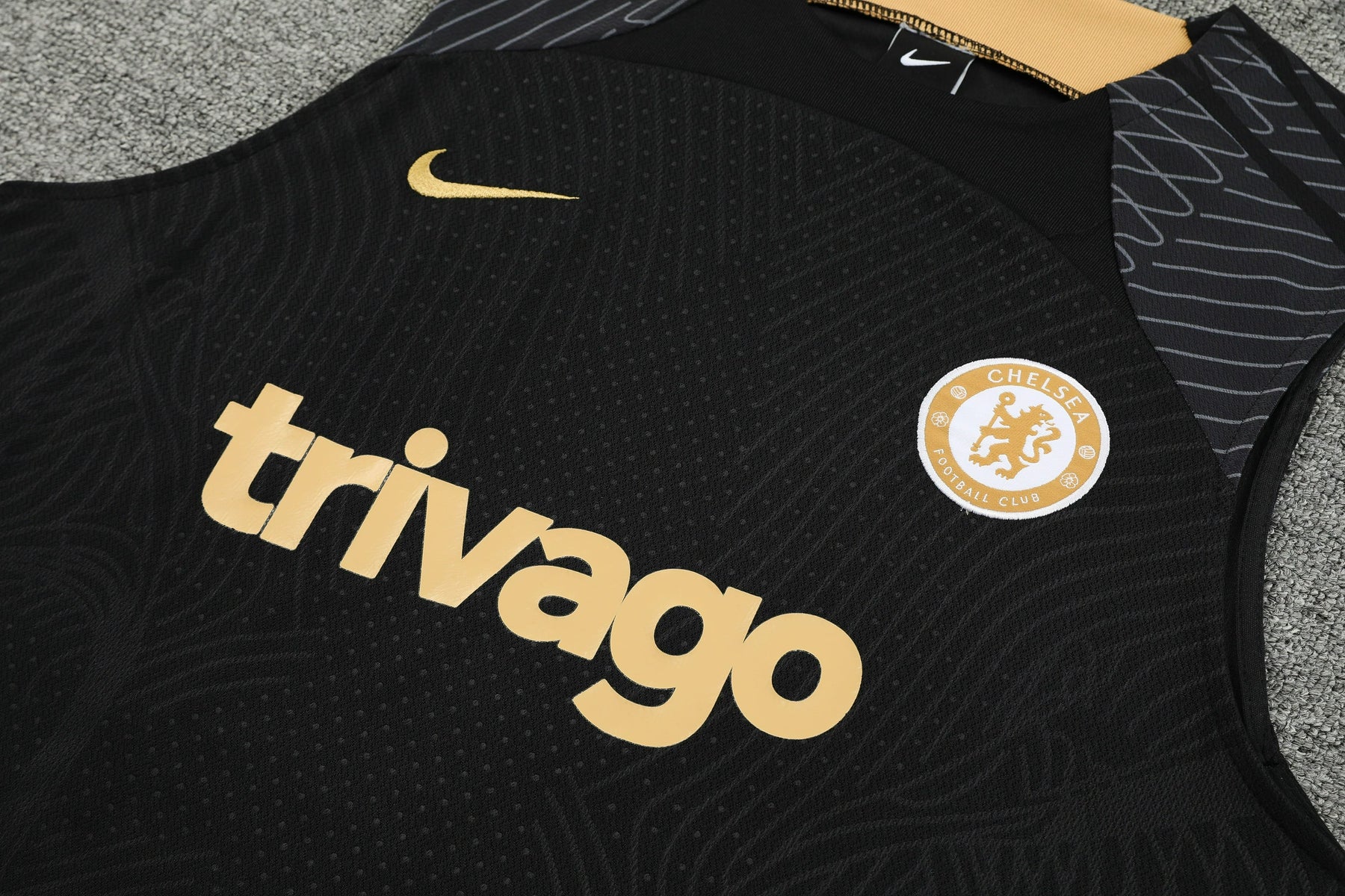 Kit Treino Regata Chelsea 23/24 - Preto