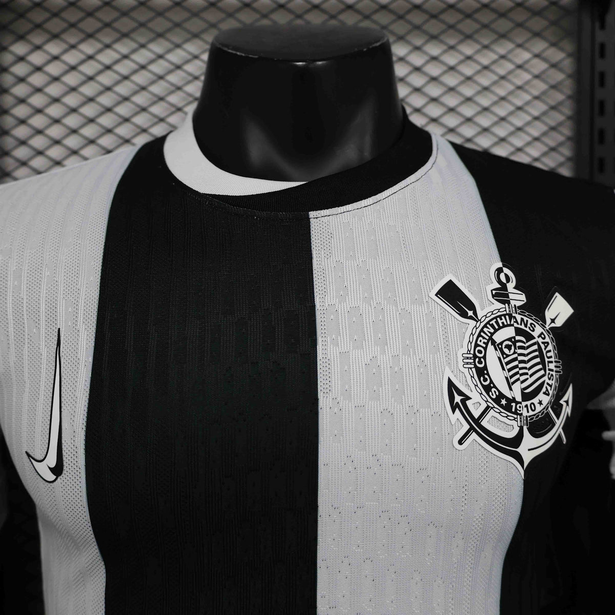 Camisa Corinthians III 24/25 - Jogador Masculina - Preto e Branco