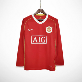 Camisa Manchester United Home 2006 - Versão Retro Manga Longa