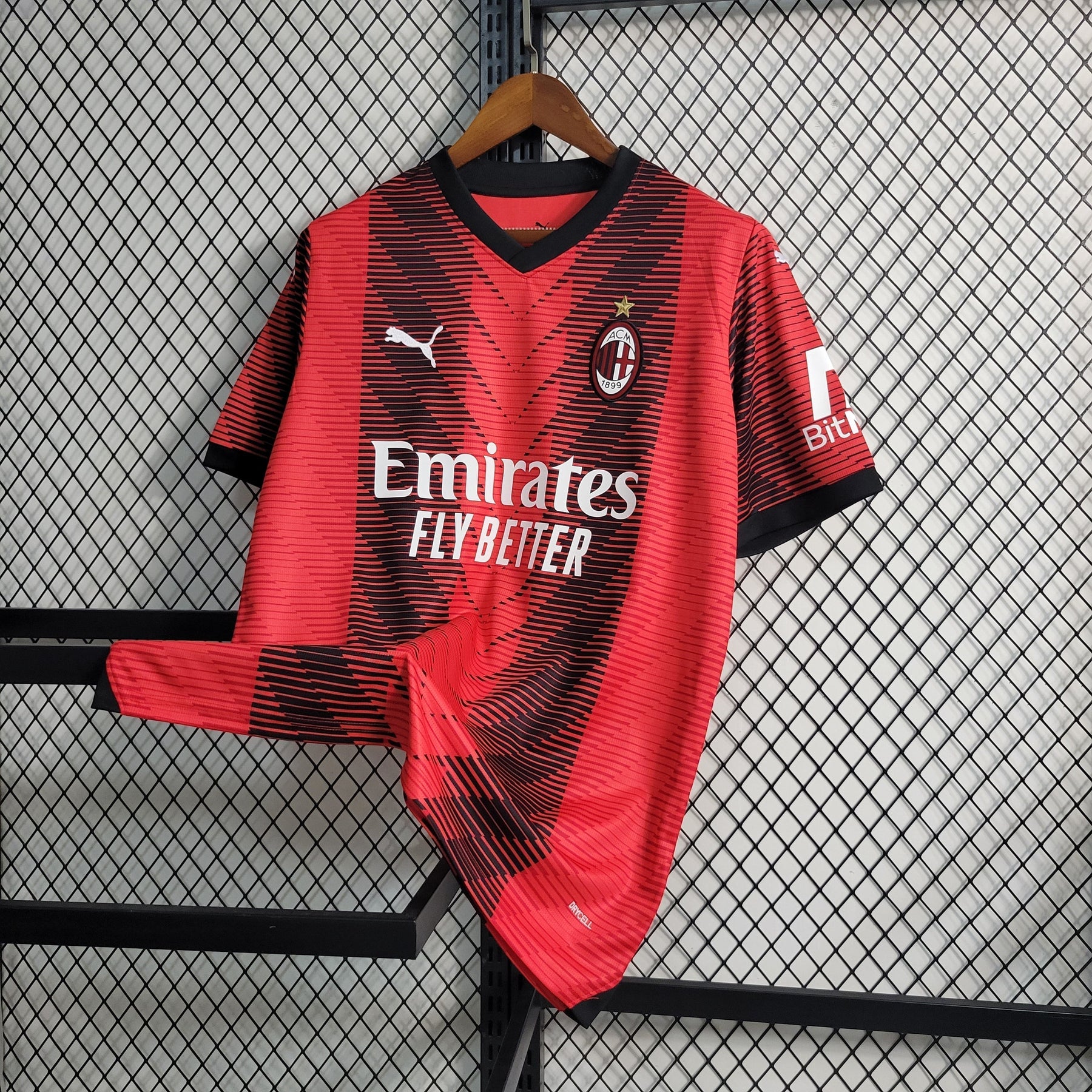 Camisa Milan Home 23/24 - Puma Torcedor Masculina