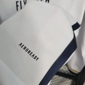 Camisa Real Madrid Home Manga Longa 23/24 - Adidas Torcedor Masculina - Torcedor