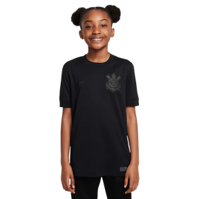 Conjunto Infantil Corinthians II 24/25 - Branco e Preto