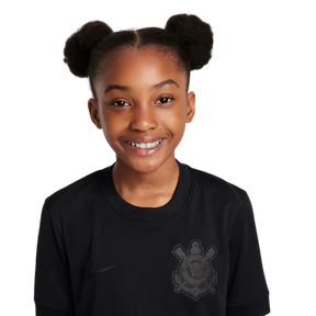 Conjunto Infantil Corinthians II 24/25 - Branco e Preto