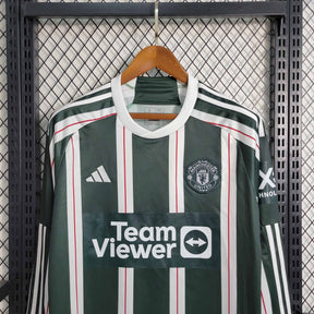 Camisa Manchester United III Manga Longa 23/24 - Versão Torcedor