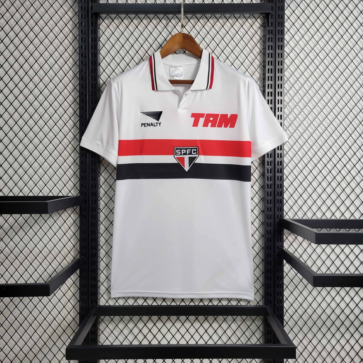 Camisa São Paulo Retrô 93/94 - Versão Retro - Branca