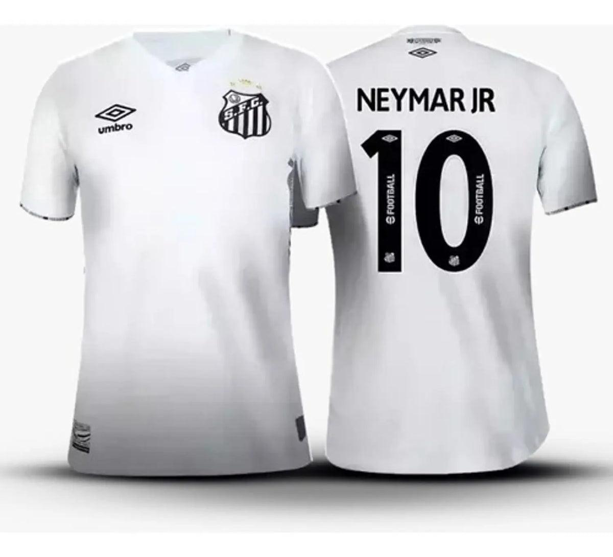 Camisa Santos Home (NEYMAR JR - 10)  24/25 - Torcedor Masculina - Branco
