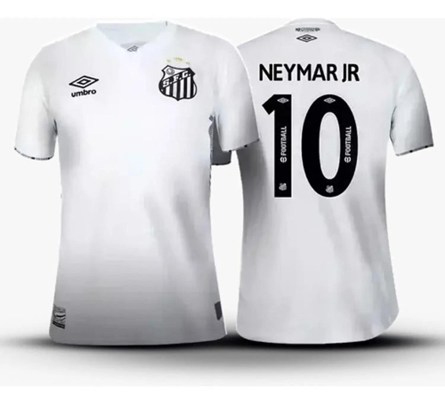 Camisa Santos Home (NEYMAR JR - 10)  24/25 - Torcedor Masculina - Branco