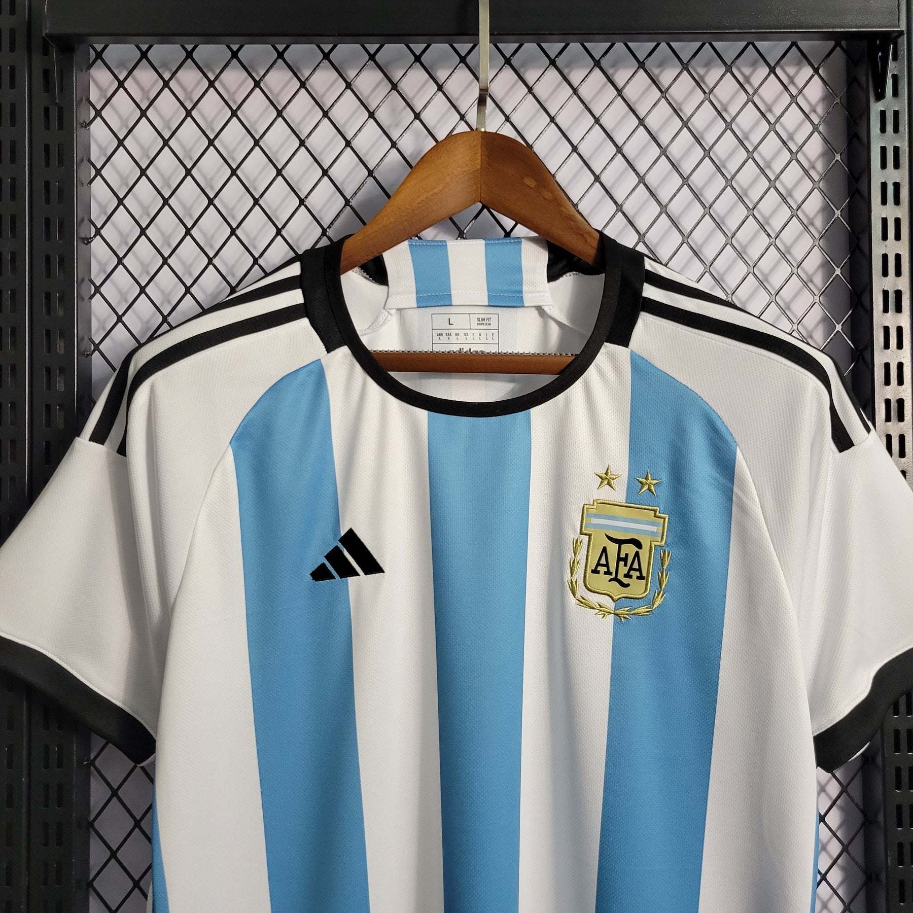 Camisa Argentina Home 22/23 - Adidas Torcedor Masculina