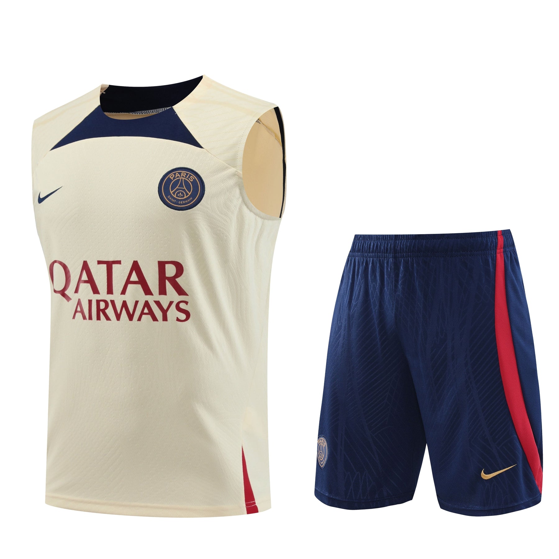 Kit Treino Regata PSG 23/24 - Creme