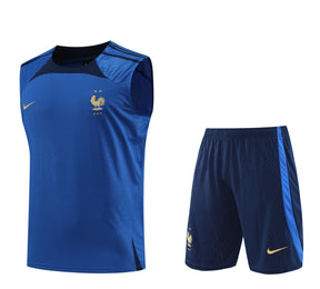 Kit Treino Regata França 23/24 - Azul
