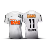 Camisa Santos 2012 (# NEYMAR JR - 11) - Torcedor Masculina - Versão Retro