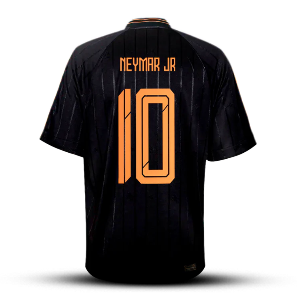 Camisa Santos Charlie Brown (NEYMAR JR - 10)  24/25 - Torcedor Masculina - Preto