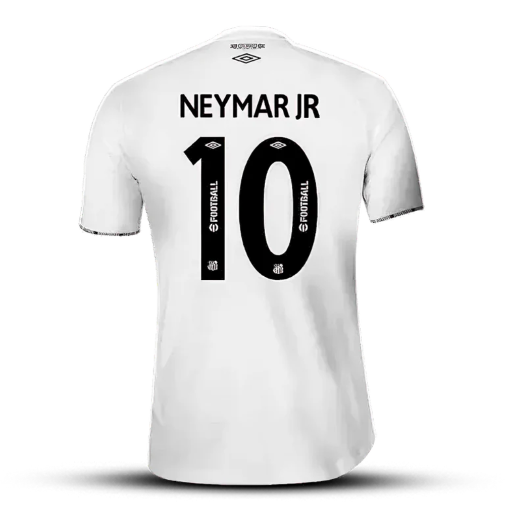 Camisa Santos Home (NEYMAR JR - 10)  24/25 - Torcedor Masculina - Branco